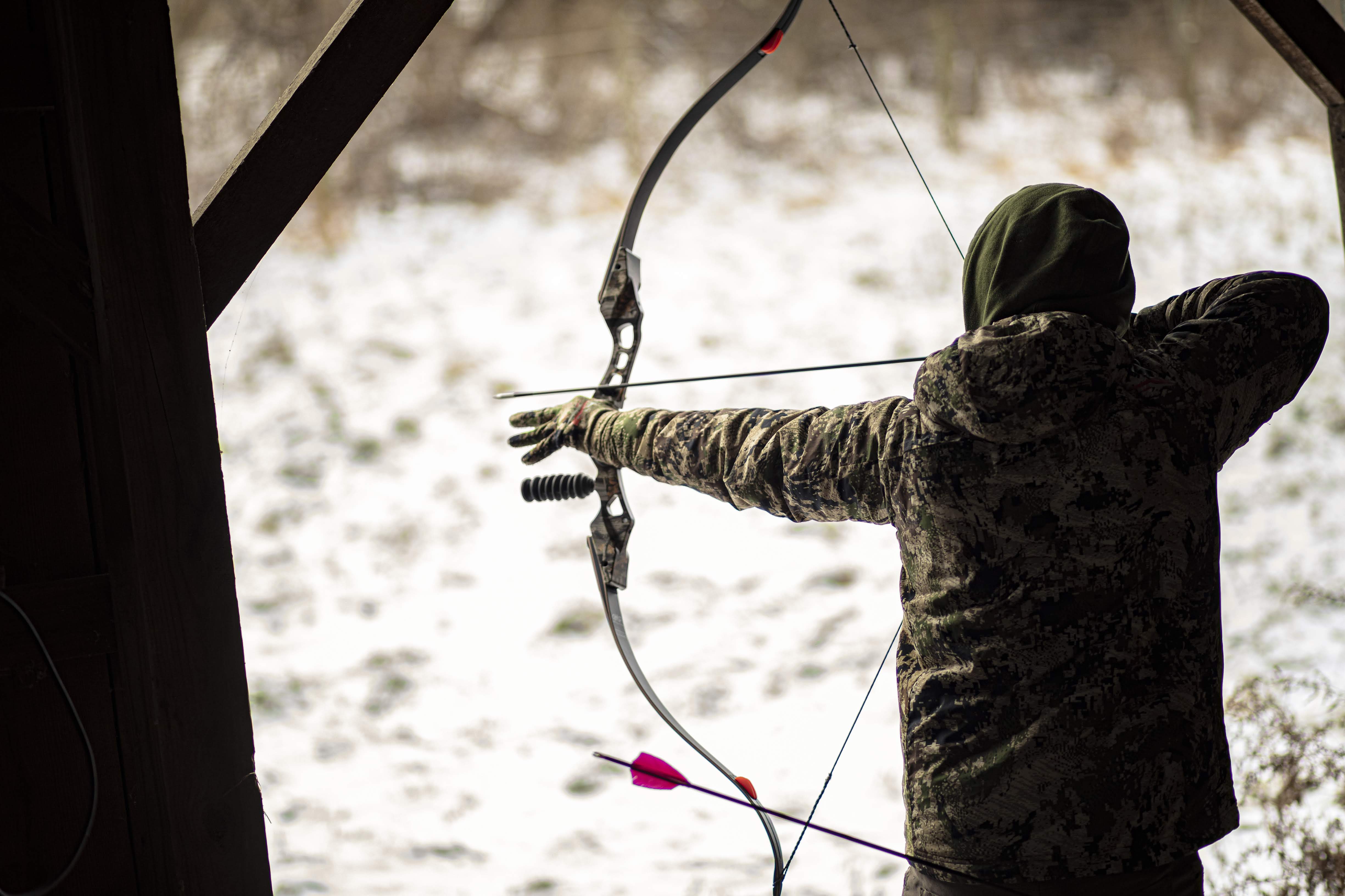 OMP Night Ridge ILF Recurve Bow 60" Black 40# Right Hand 